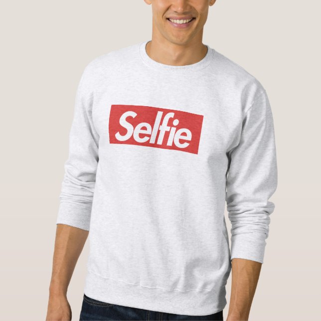 Selfie Lång Ärmad Tröja (Framsida)