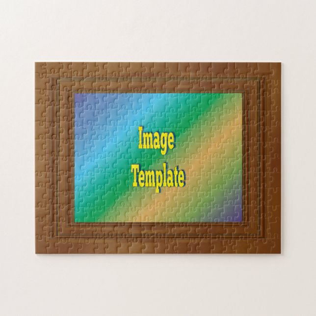 Selfie Photo 🧩 ✨ Anpassningsbar budgetvänlig Roli Pussel (Horisontell)