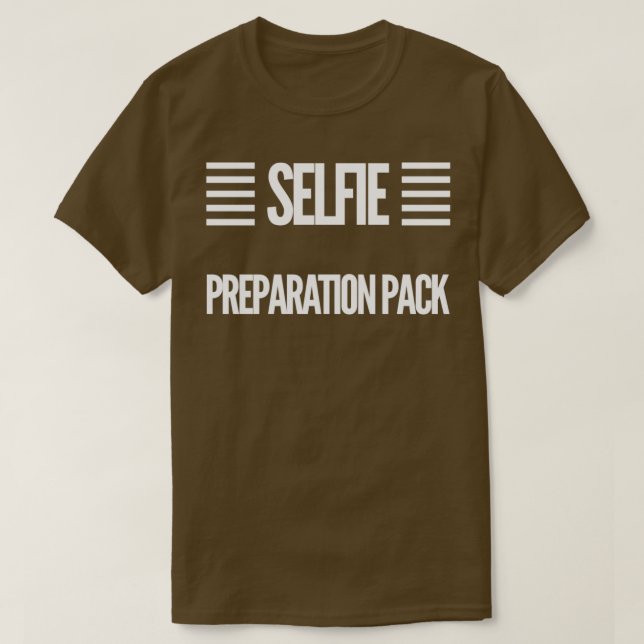 Selfie Preparation Pack T Shirt (Design framsida)