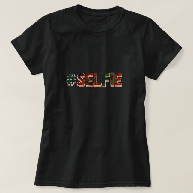 #Selfie T-Shirt (Design framsida)