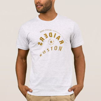 Selfie T-shirt - Boston med blå och röd logotyp