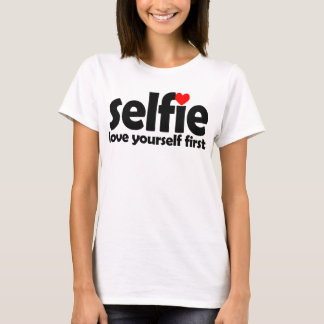 Selfie T-tröja T-shirt