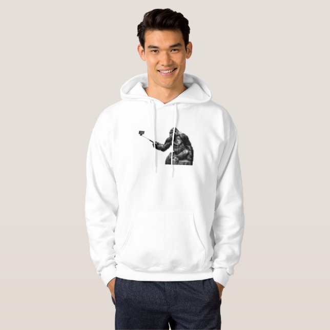 Selfistick manar hoode hoodie sweatshirt hoody (Hel framsida)