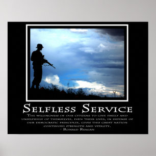 Selfless-tjänst Poster