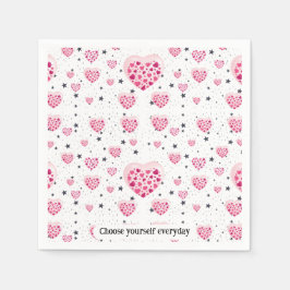 Selflove inspirational quote sweet heart and start pappersservett