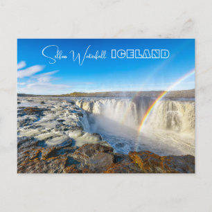Selfoss Waterfall, Island Vykort