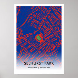 Selhurst Park Stadium - Crystal Palace FC:s hem Poster