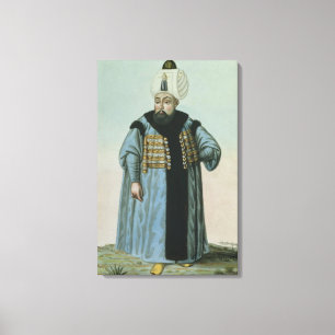 Selim II (1524-74) kallade "sarien", blondinen Canvastryck