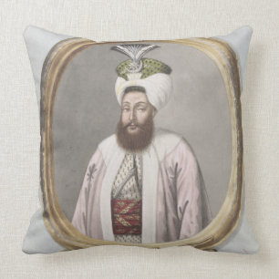 Selim III (1761-1808) Sultan 1789-1807, från 'en Kudde