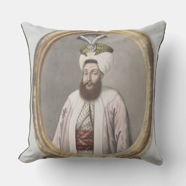 Selim III (1761-1808) Sultan 1789-1807, från 'en Kudde (Framsida)