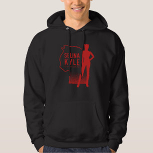 Selina Kyle Catwomen Outline Logotyp Hoodie