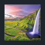 Seljalandfoss, Island Magnet<br><div class="desc">Seljalandsfoss-vattenfall,  Island-scenfoto</div>