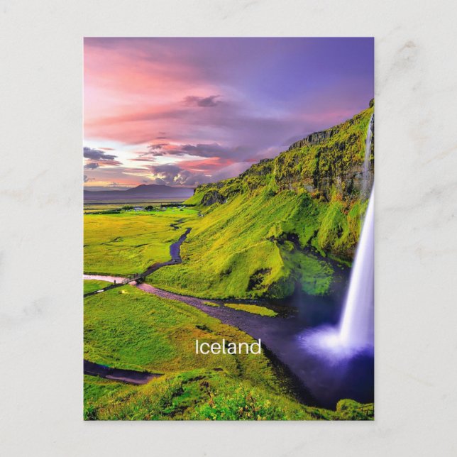 Seljalandfoss, Island Vykort (Framsida)