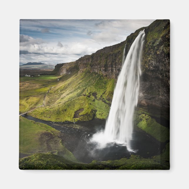 Seljalandsfoss Waterfall | ISLAND Magnet (Framsidan)