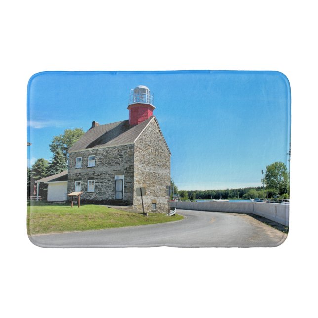 Selkirk Lighthouse, New York Bath Mat Badrumsmatta (Framsidan)