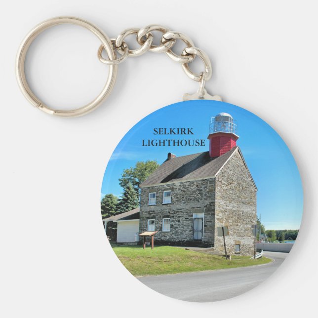 Selkirk Lighthouse, New York Keychain Nyckelring (Framsidan)