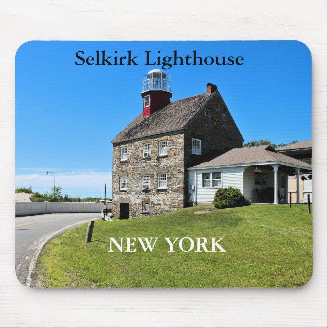 Selkirk Lighthouse, New York Mousepad Musmatta (Framsidan)