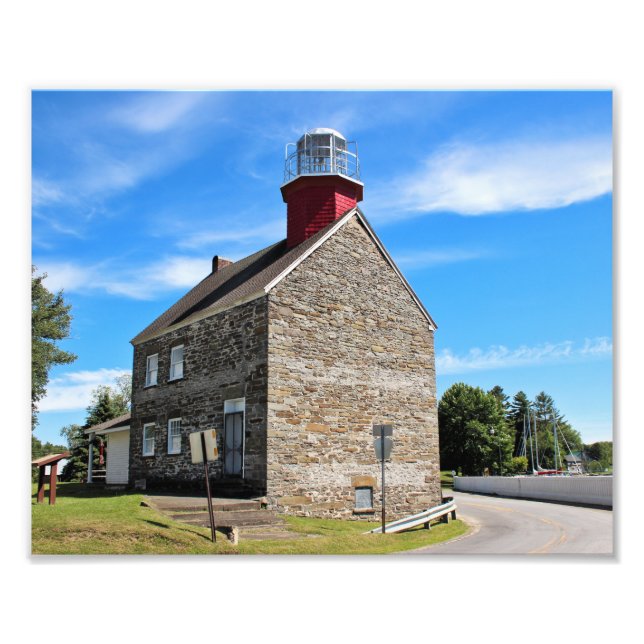 Selkirk Lighthouse, New York Photo Print Fototryck (Framsidan)