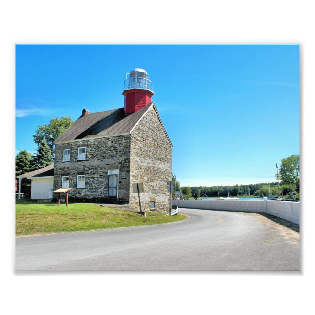 Selkirk Lighthouse, New York Photo Print Fototryck (Framsidan)