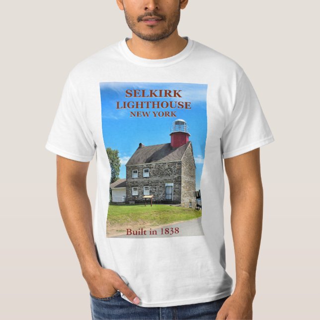 Selkirk Lighthouse, New York T-Shirt (Framsida)