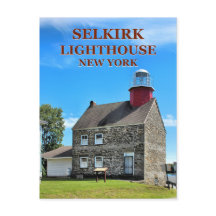 Selkirk Lighthouse, New York-vykort