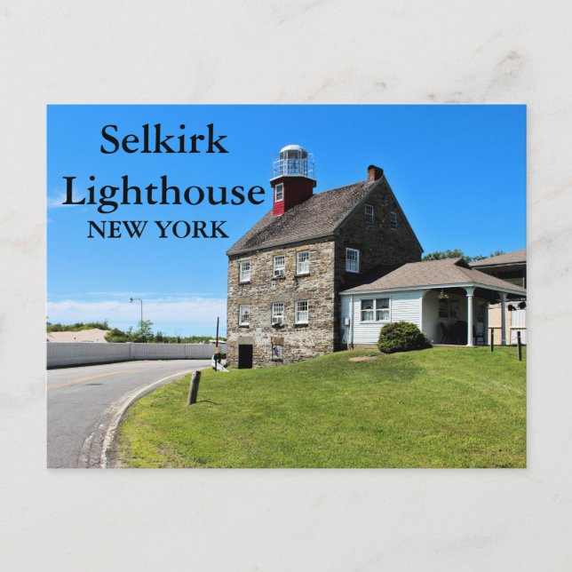 Selkirk Lighthouse, New York-vykort Vykort (Framsida)