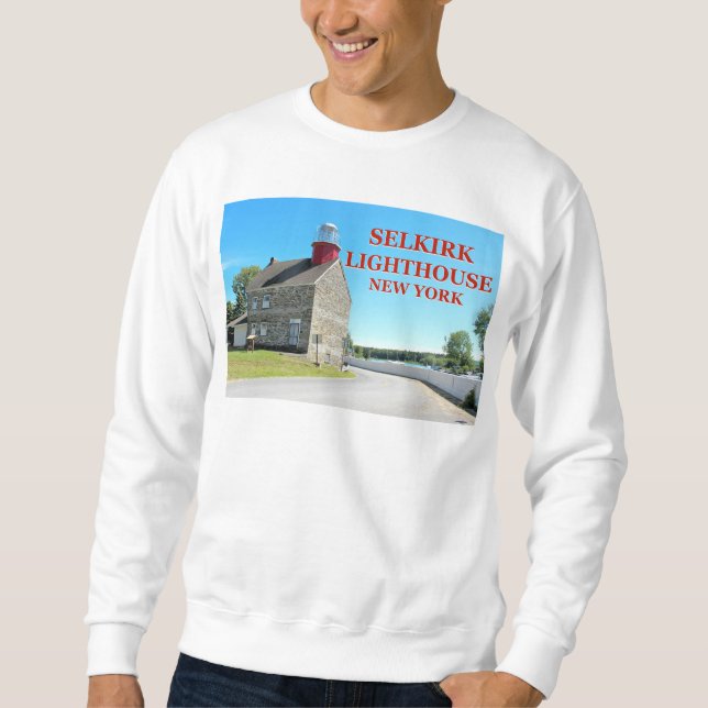 Selkirk Lighthouse, Salmon River New York Sweatshirt (Framsida)