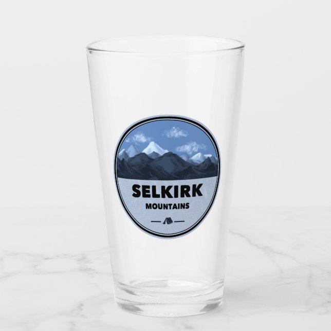 Selkirk Mountains British Columbia Camping Glaskopp (Framsida)