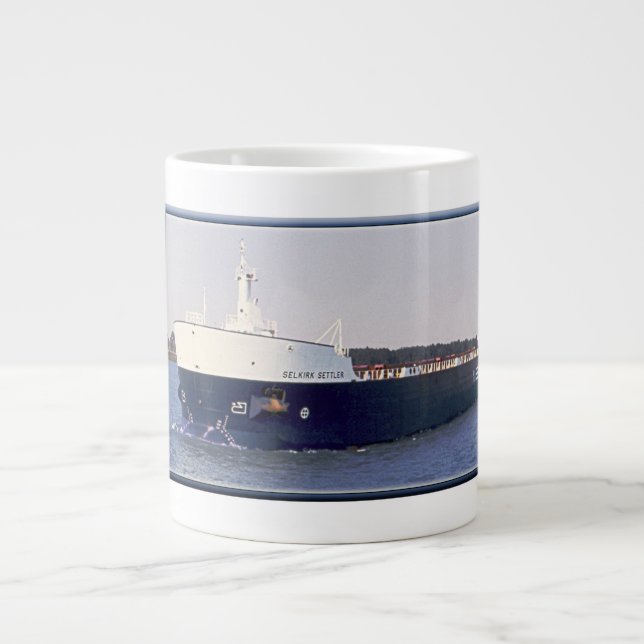 Selkirk Settler jumbo mugg (Framsidan)