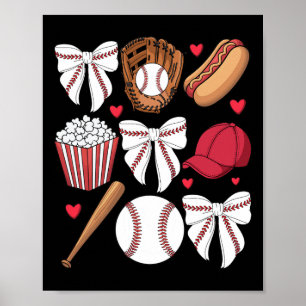 Sell Coquette Bow Women Girls Sell Cheer Mamma Mam Poster