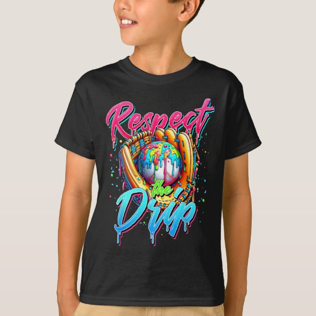 Sell Drip Boys Ice Cream Drip Youth Respect Dr. T Shirt (Framsida)