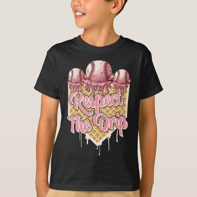Sell Drip Boys Ice Cream Drip Youth Respect Dr. T Shirt (Framsida)