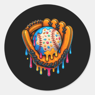 Sell Drip Ice Cream Sprinkles Sellhandske 11 Runt Klistermärke