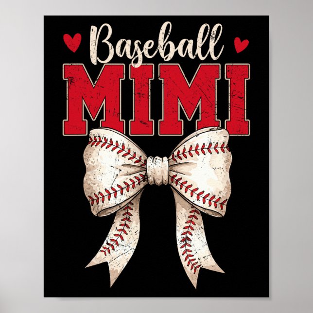 Sell Mimi Coquette Bow Game Day Mors dag Poster (Framsidan)