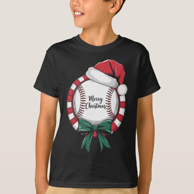 Sell Santa Hat-Helgdag design T Shirt (Framsida)