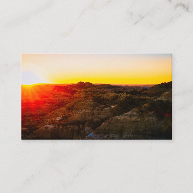 Sell the sunrise !  visitkort (Framsida)