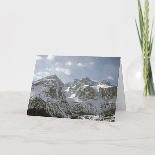 Sella Gruppe och Val de Mesdi Helgdag Card Kort (Framsida)