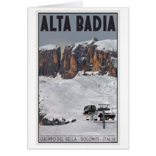 Sella Ronda - Alta Badia Hälsningskort
