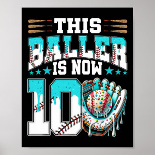 Selldropp 10:e Födelsedagsfesten Boy Sport Fläkt 1 Poster