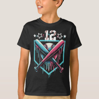 Selldropp 12:e födelsedag nummer 12 Ungdom 12 år T Shirt