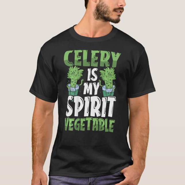 Selleri är min sprit, vegetabiliska bakverk t shirt (Framsida)