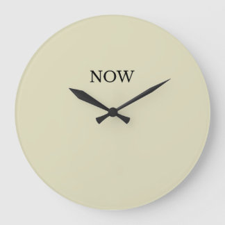 Selleri enfärgad blekgrön minimalistisk design stor klocka