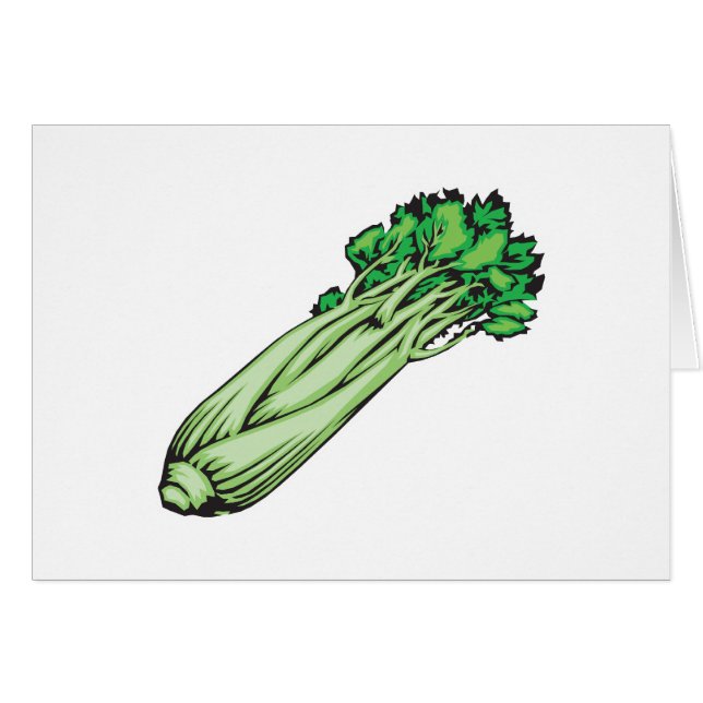 selleri hälsningskort (Framsidan Horizontal)