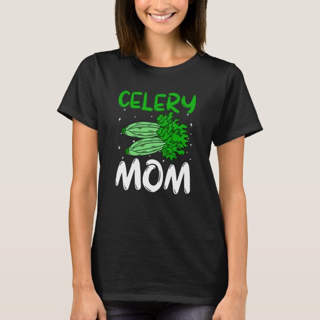 Sellerimamma grönsaksodlare mors dag t shirt (Framsida)