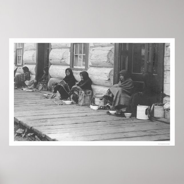 Selling Berries in Alaska 1905 Poster (Framsidan)