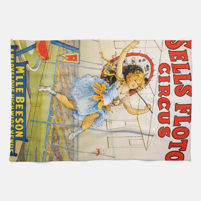 SellsFloto cirkus Kökshandduk (Horisontell)