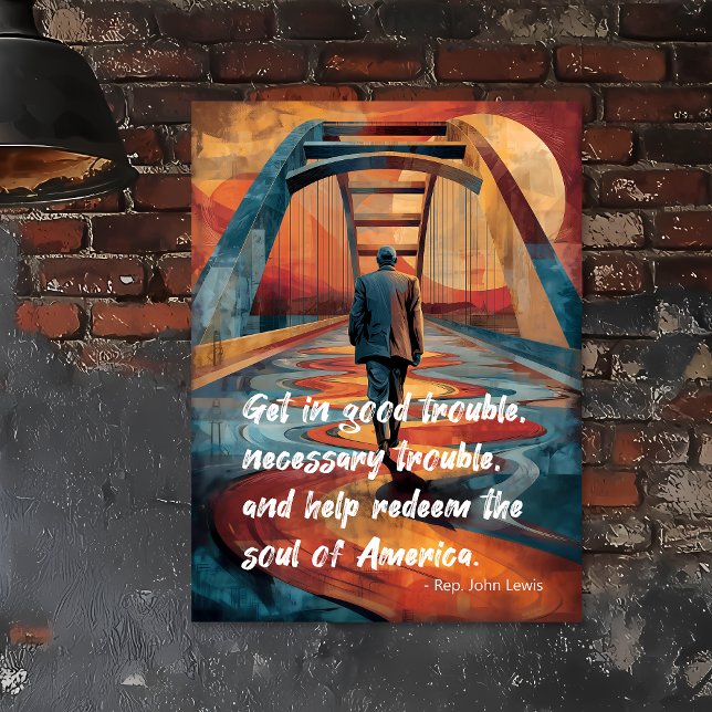 Selma Bridge John Lewis Tribute Poster (Skapare uppladdad)