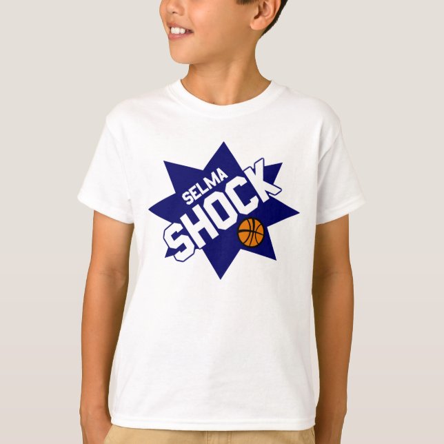 Selma chockar basketT-tröja Tee Shirt (Framsida)