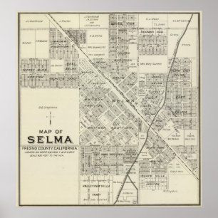 Selma, Kalifornien Poster