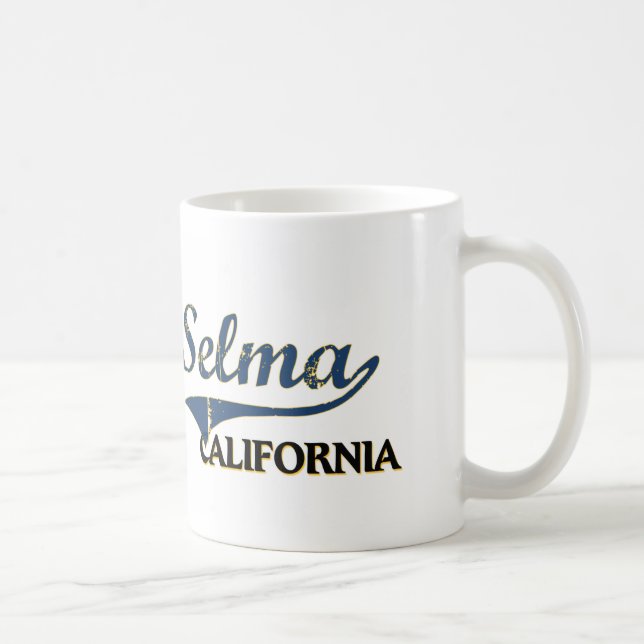 Selma Kalifornien stadsklassiker Kaffemugg (Höger)